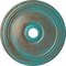 Ekena Millwork Diane Ceiling Medallion (Canopies up to 6 1/4"), 24"OD x 3 5/8"ID x 1 1/4"P, Copper Green Patina CM24DICGS - alternate 1